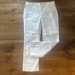 Classic White Straight Leg Women's Jeans